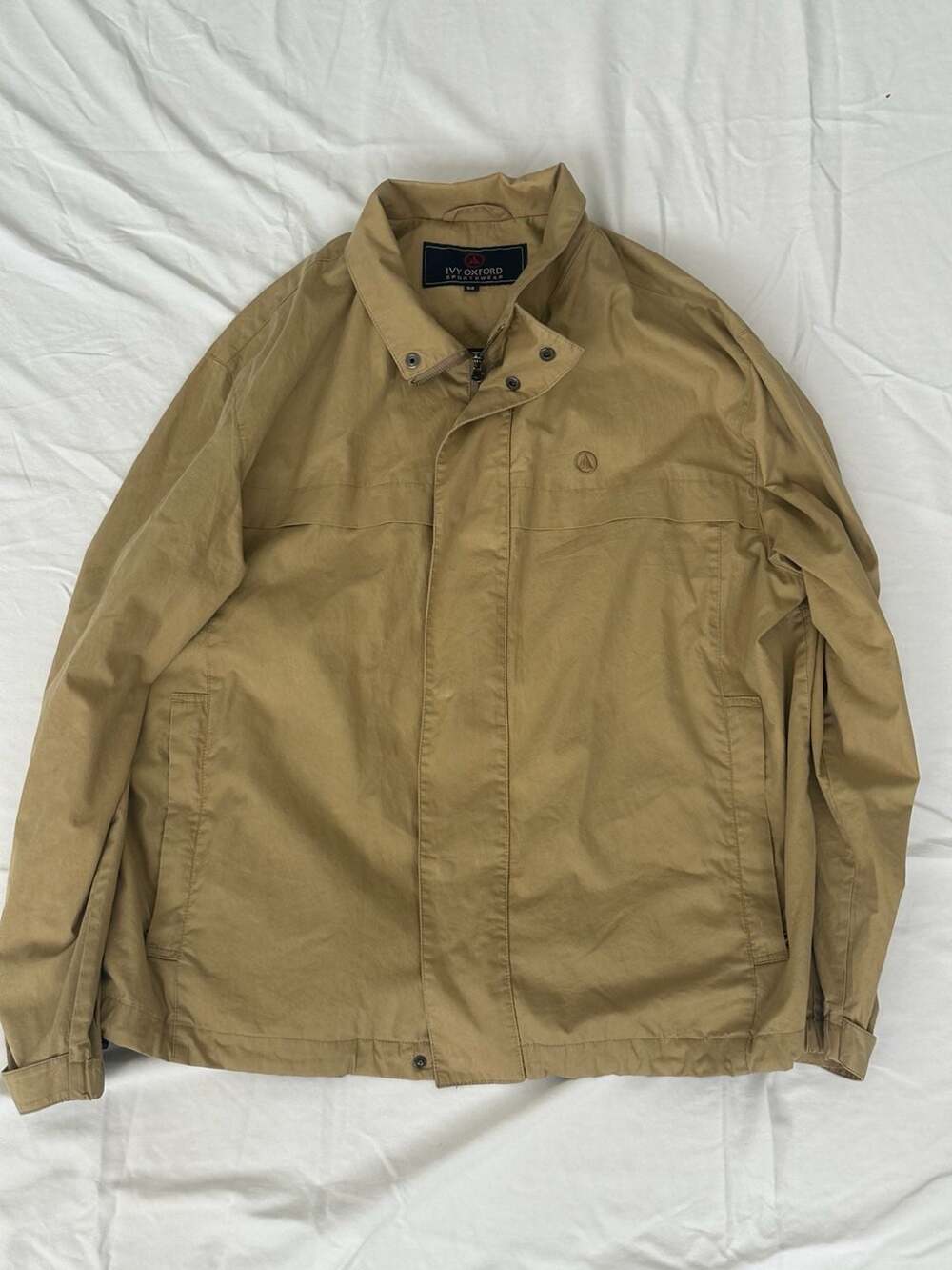 Ivy Oxford Sportswear Jacket Tan Full Zip